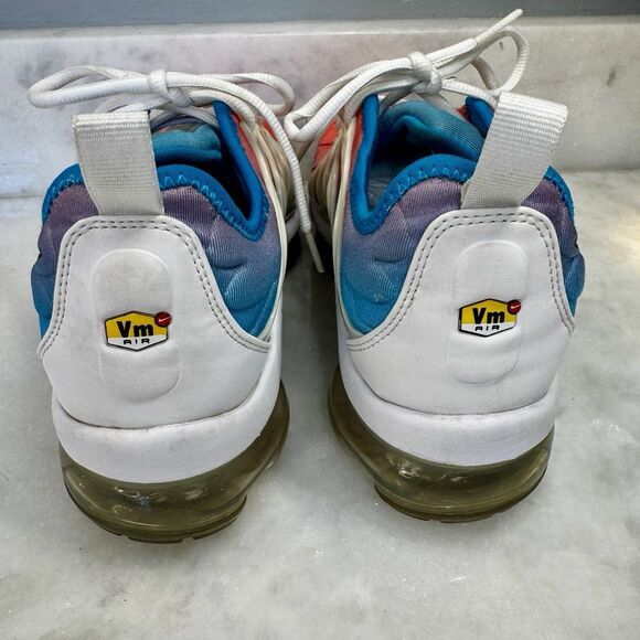 Nike Air VaporMax Plus Lava Glow Pink Blue Running Shoes CI5862-600 Women's 8.5 - Picture 5 of 11